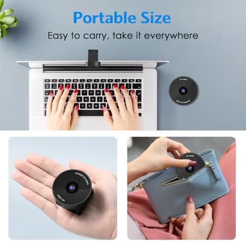 EMEET C950 1080P Webcam - USB Webcam with Microphone & Physical Privacy Cover, Auto Light Correction, Fixed Focus, USB Plug & Play, Ultra Web Cam w/ 70°View for Meeting/Online Classes/Zoom/YouTube image