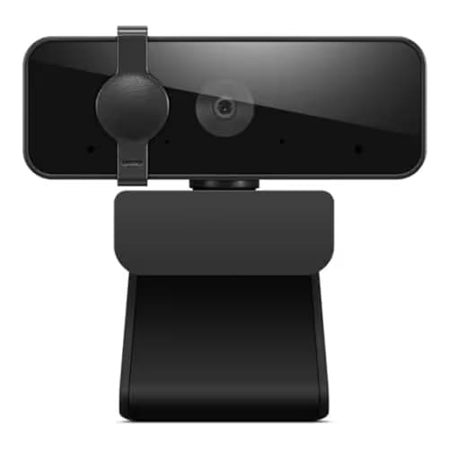 Lenovo 310 FHD Webcam, 1080p, FHD Resolution @30 FPS, Plug-and Play USB Connectivity, 1.8M Cable, 2 Integrated Microphones, External Privacy Shutter, Black main image