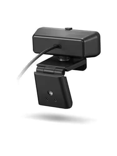 Lenovo 310 FHD Webcam, 1080p, FHD Resolution @30 FPS, Plug-and Play USB Connectivity, 1.8M Cable, 2 Integrated Microphones, External Privacy Shutter, Black image