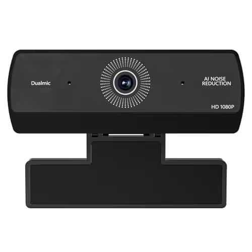 Xweiryn Webcam for PC, HD 1080P USB Plug-and-Play Computer Web Camera, High Definition Webcam for Desktop Laptop, Ideal for Online Class, Video Conference, Live Streaming & Gaming image
