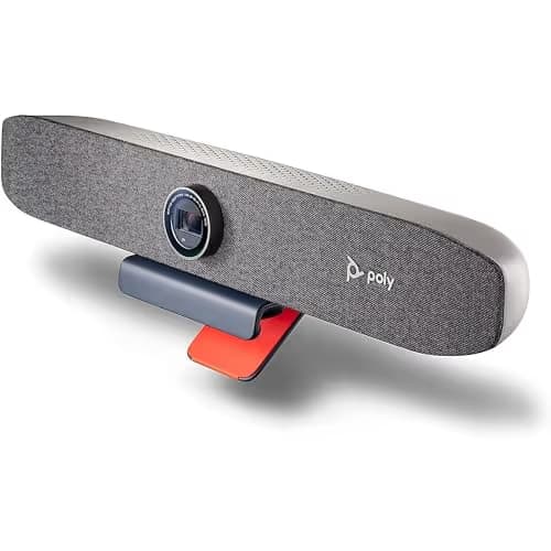 Poly Studio P15 Personal Video Bar (Plantronics + Polycom) - 4K Video Quality - Camera, Microphones & Speaker Solution with Premium Audio & Video - Certified for Zoom and Teams main image