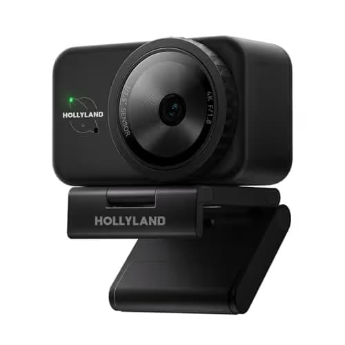 Hollyland Lyra Webcam UHD 4K Webcam for PC, 1/1.5" Sensor, Auto Framing, PDAF, Control for Live Streaming, Video Calls, Gaming, Works with Zoom, Teams, Twitch & More main image