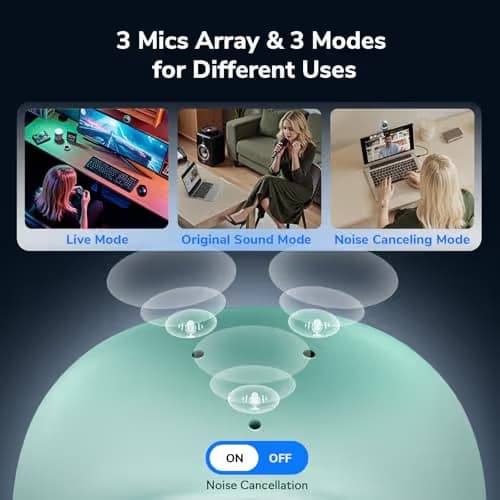 EMEET Piko 4K Webcam for Streaming, World’s 1st Dual-Camera AI-Powered 4K Camera w/AI Autofocus, 3 Mics Array&3 Sound Modes, USB Webcam with Clip, Great for Streaming, Desk Setup image
