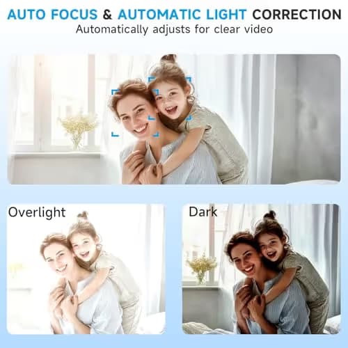 AOC 4k Webcam for PC with Microphone, Computer Camera with Noise Cancellation, Privacy Cover, 99° FOV, Plug & Play USB Webcam for Streaming, Conferencing, Zoom, Skype, Facetime, Laptop, PC, Skype image