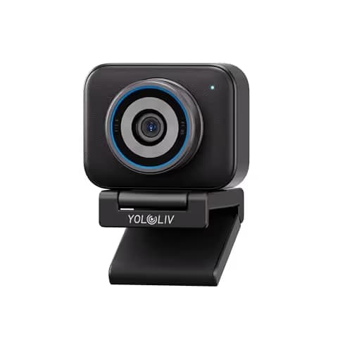 YOLOLIV YoloCam S3, 4K Streaming Webcam, DSLR-Like Control, Cinematic Effects, 4X Zoom, HDR, Uncompressed Video, Optimized PD AutoFocus | USB-C for PC & Mac main image