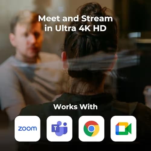 YOLOLIV YoloCam S3, 4K Streaming Webcam, DSLR-Like Control, Cinematic Effects, 4X Zoom, HDR, Uncompressed Video, Optimized PD AutoFocus | USB-C for PC & Mac image