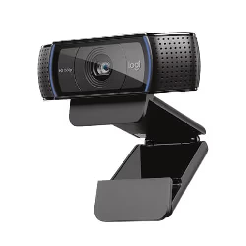 Logitech C920x HD Pro PC Webcam, Full HD 1080p/30fps Video, Clear Audio, HD Light Correction, Works with Microsoft Teams, Google Meet, Zoom, Nintendo Switch 2’s new GameChat Mode, Mac/Tablet- Black main image