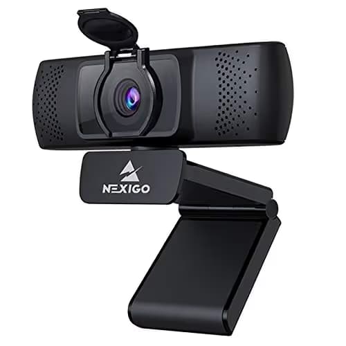 NexiGo N930P 1080P Streaming Business Webcam with Software, Microphone & Privacy Cover, AutoFocus, HD USB Web Camera, for Zoom YouTube Skype FaceTime, PC Mac Laptop Desktop image