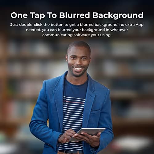 OBSBOT Meet AI-Powered 4K Webcam, AI Framing & Autofocus, Webcam with Microphone, Background Bokeh, 60 FPS, HDR Low-Light Correction, Beauty Mode, Webcam for PC, Streaming, Conference, Gaming, etc. image