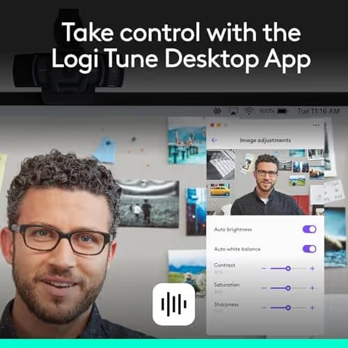 Logitech C920e HD 1080p Mic-Disabled Webcam, Certified for Zoom and Microsoft Teams, TAA Compliant image