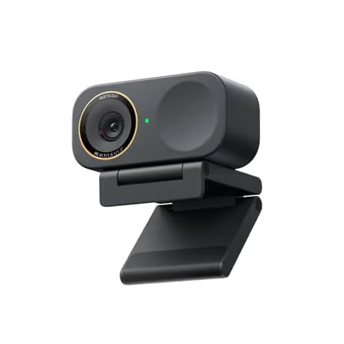 Insta360 Link 2C Pro – 4K Webcam for PC/Mac, 1/1.3” Sensor, Low-Light, Auto Framing, HDR, Directional Noise-Canceling Mics, Supports Stream Deck, Zoom, Teams, Twitch for Streaming or Meetings image
