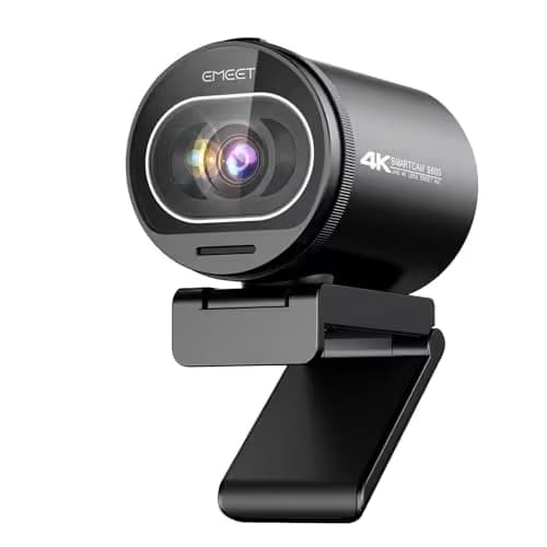 EMEET S600 4K Webcam for Streaming - Sony 1/2.55'' Sensor, PDAF Autofocus, 1080P@60FPS, 2 Noise Reduction Mics, Built-in Privacy Cover, 73° FOV, Streaming Camera for Live Commerce/Gaming/Beauty main image