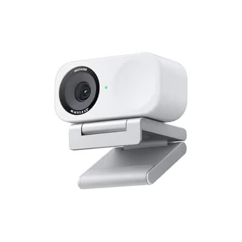 Insta360 Link 2C - 4K Webcam for PC/Mac, 1/2" Sensor, Auto Framing, HDR, AI Noise-Canceling Mic, Gesture Control for Streaming, Video Calls, Gaming, Works with Zoom, Teams, Twitch & More main image