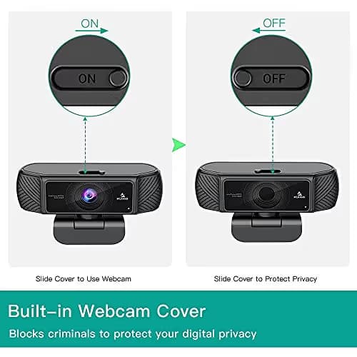 NexiGo N680 1080P Business Webcam with Microphone, Software and Privacy Cover, AutoFocus, Streaming USB Web Camera, for Online Class, Zoom Meeting Skype Facetime Teams, PC Mac Laptop Desktop image