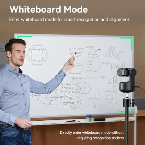 EMEET PIXY Dual-Camera AI-Powered PTZ Camera 4K with Tripod, AI Tracking, PDAF&AI Autofocus 0.2s, 1/2.55'' Sony Sensor, 3 Mics, Presets, 4K Webcam for Streaming, OBS/Twitch/Switch 2 Compatible image