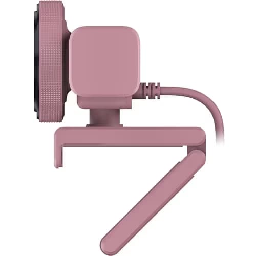 Razer Kiyo V2 X Streaming Webcam: 1440p 60 FPS - Auto Focus - Built-in Microphone - Wide Angle Lense - Integrated Privacy Shutter - Works with OBS, Xsplit, Streamlabs, Discord, Zoom, Teams - Pink image