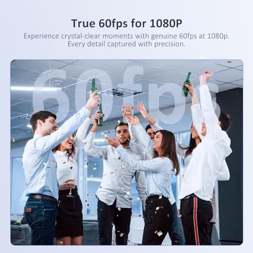 NexiGo HelloCam Pro, Webcam with Windows Hello, 1080P 60FPS Autofocus, True Privacy, Automatic Electronic Shutter, Computer Camera, Microphone, Facial Enhancement, HD USB Web Cam image