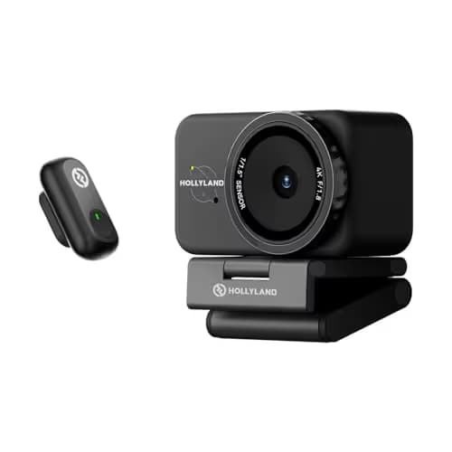 Hollyland Lyra UHD 4K Webcam for PC with Mic, 1/1.5" Sensor, 50MP, Auto Framing, PDAF, Control for Live Streaming, Video Calls, Gaming, Works with Zoom, Teams, Twitch & More main image