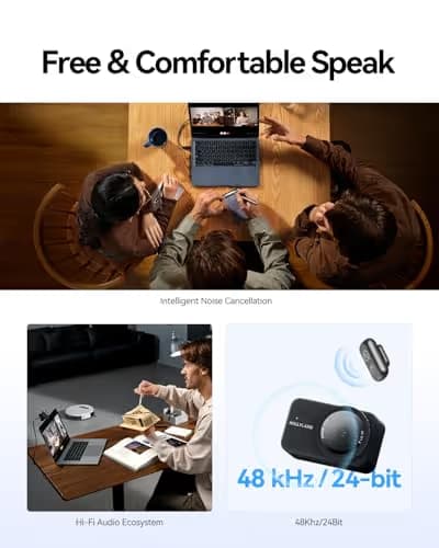 Hollyland Lyra UHD 4K Webcam for PC with Mic, 1/1.5" Sensor, 50MP, Auto Framing, PDAF, Control for Live Streaming, Video Calls, Gaming, Works with Zoom, Teams, Twitch & More image