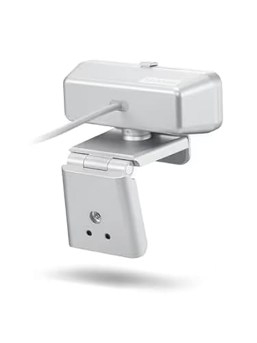 Lenovo 310 FHD Webcam, 1080p, FHD Resolution @30 FPS, Plug-and Play USB Connectivity, 1.8M Cable, 2 Integrated Microphones, External Privacy Shutter, White image