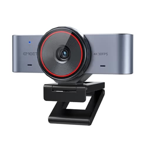 EMEET C960 Ultra 4K Webcam for Mac & PC, 1.5" Larger Sensor, Metal Body, 0.2s Autofocus, DRC, Whiteboard Mode, Built-in Privacy Cover, 2 Mics, USB Webcam 4K for Meetings, Streaming & Content Creation main image