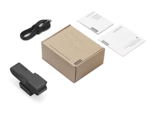 Lenovo HD 1080p Webcam (510 FHD)- Black w/ 4X Digital Zoom, 95° Wide Angle, 360° Rotation Pan & Tilt, Dual Microphones & Windows Hello image