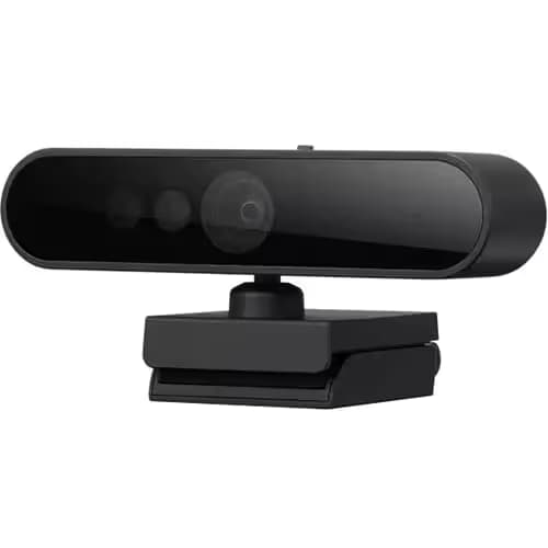 Lenovo Performance FHD 1080p Webcam USB-C,Log-on with Windows Hello, Dual Microphones, 95 Degree Lens and 4X Digital Zoom, Sliding Privacy Shutter, Black image