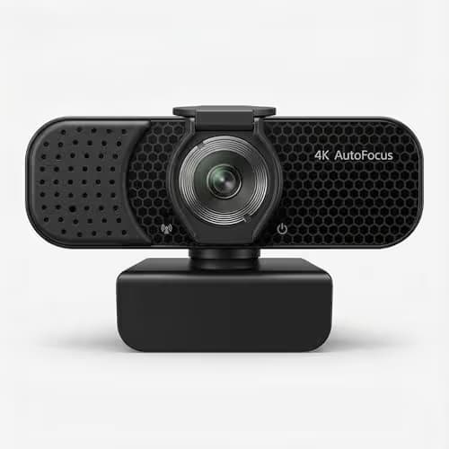 Gohero 4K Webcam with Dual PDAF Autofocus, 2 Noise Reduction Mics, Auto Light Correction, Privacy Cover, 83° FOV, USB-A, for PC, Mac, Laptop, Video Calls Pro Series main image