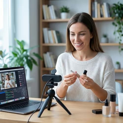 Gohero 4K Webcam with Dual PDAF Autofocus, 2 Noise Reduction Mics, Auto Light Correction, Privacy Cover, 83° FOV, USB-A, for PC, Mac, Laptop, Video Calls Pro Series image
