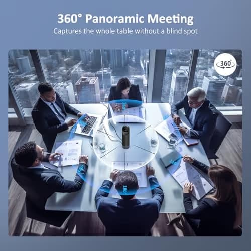 NexiGo Meeting 360 Ultra (Gen 3), Enhanced All-in-One Conference Camera System, Multi-Camera Setup, 8K Capture, AI-Powered Framing and Auto Tracking, for Medium to Large Meeting Rooms image