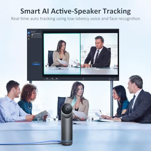 NexiGo Meeting 360 Ultra (Gen 3), Enhanced All-in-One Conference Camera System, Multi-Camera Setup, 8K Capture, AI-Powered Framing and Auto Tracking, for Medium to Large Meeting Rooms image