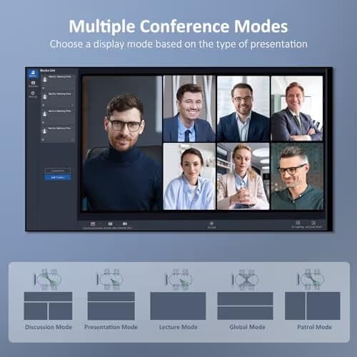 NexiGo Meeting 360 Ultra (Gen 3), Enhanced All-in-One Conference Camera System, Multi-Camera Setup, 8K Capture, AI-Powered Framing and Auto Tracking, for Medium to Large Meeting Rooms image