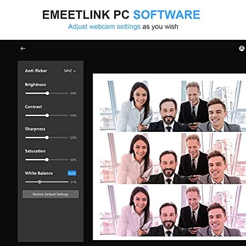 EMEET 1080P Webcam with Microphone, C960 Web Camera, 2 Mics Streaming Webcam, 90°FOV Computer Camera, Plug and Play USB Web Cam for Online Calling/Conferencing, Zoom/Teams/Facetime/YouTube, Laptop/PC image