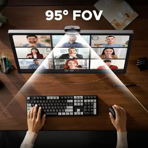 UGREEN 2K Webcam for PC Ultra HD 1080P Computer Webcam with Microphone, PC Camera with Privacy Cover, USB Web Camera for Streaming, Conference, Video Calling, Zoom, Skype, Teams, FaceTime, Space Grey image