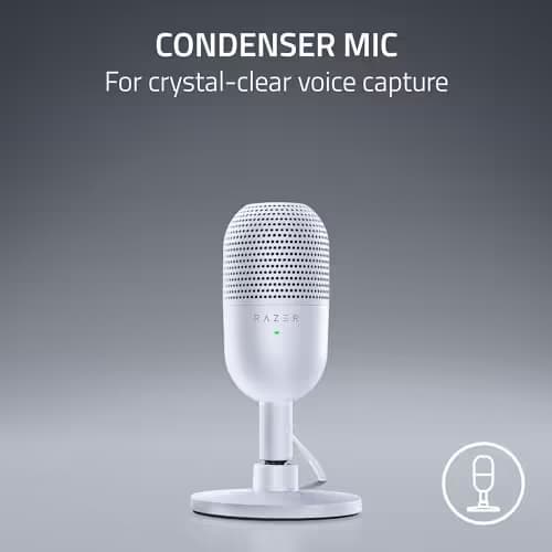 Razer Seiren V3 Mini USB Microphone - White image