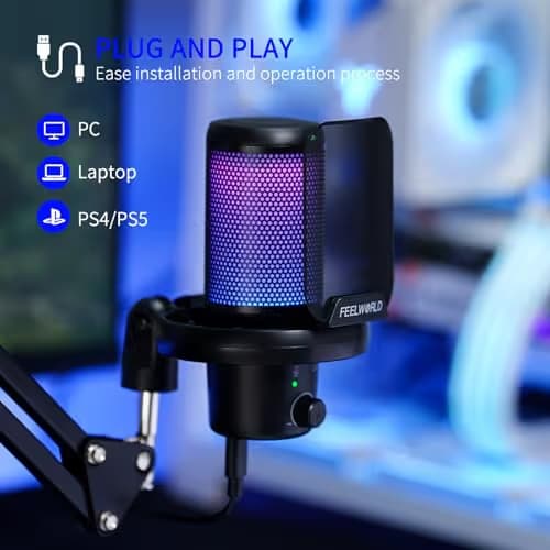 FEELWORLD VM1 USB Condenser Microphone image
