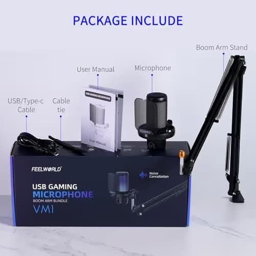 FEELWORLD VM1 USB Condenser Microphone image