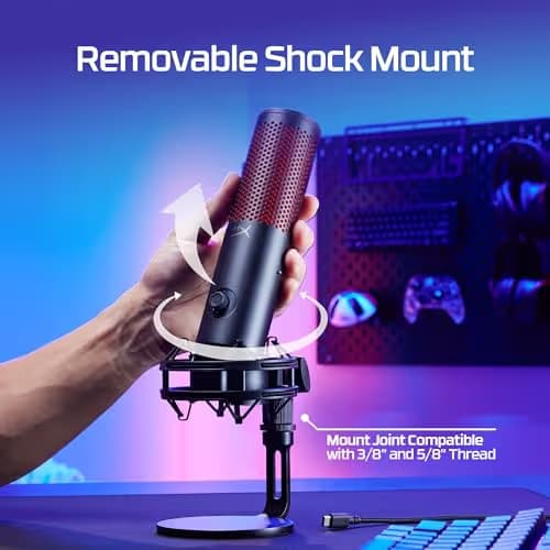 HyperX QuadCast 2 Frost USB Microphone image