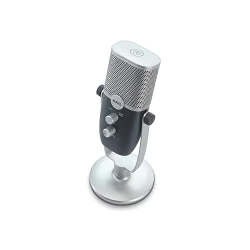 AKG Pro Audio Ara USB-C Condenser Microphone - Blue & Silver image
