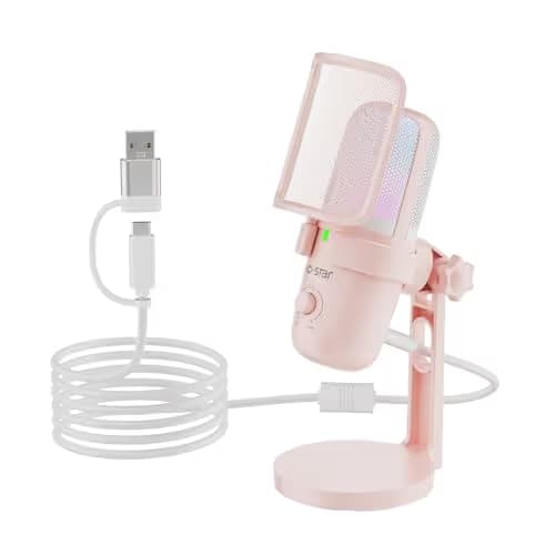 Ko-Star USB Microphone (Salmon Pink) image