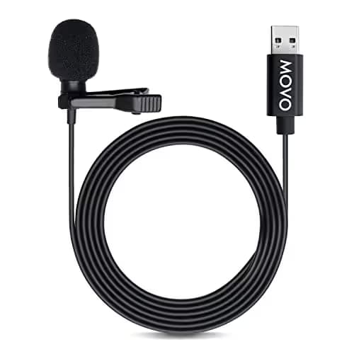 Movo M1 USB Lavalier Microphone (20-Foot Cord) image