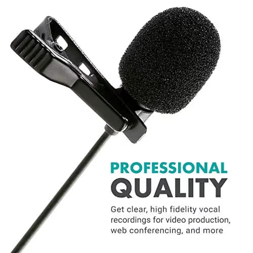 Movo M1 USB Lavalier Microphone (20-Foot Cord) image