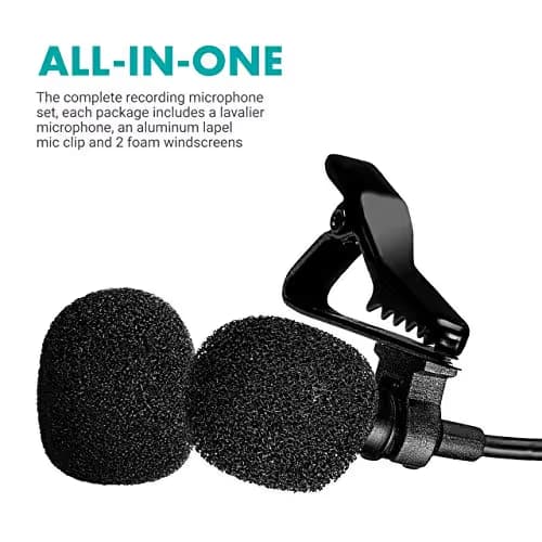Movo M1 USB Lavalier Microphone (20-Foot Cord) image