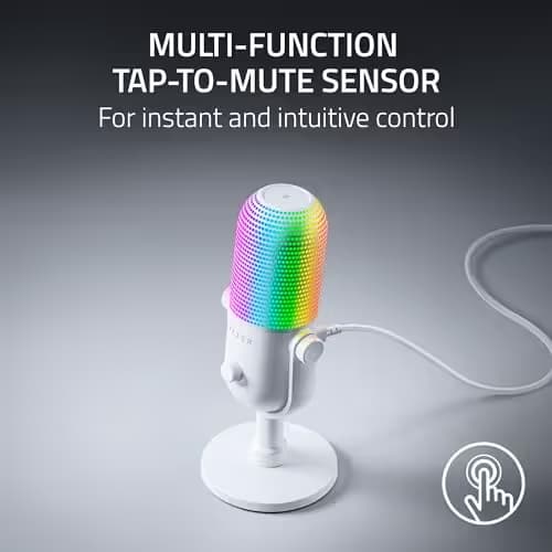 Razer Seiren V3 Chroma RGB USB Microphone - White image