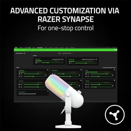 Razer Seiren V3 Chroma RGB USB Microphone - White image