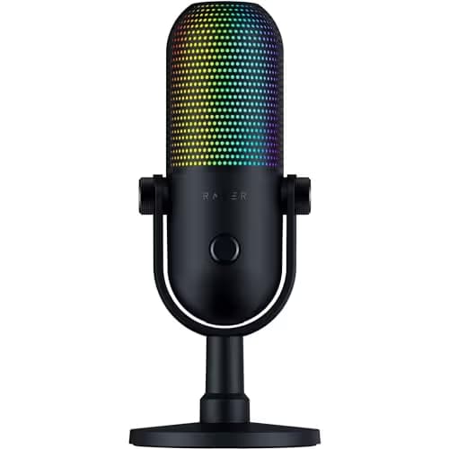 Razer Seiren V3 Chroma RGB USB Microphone - Black image