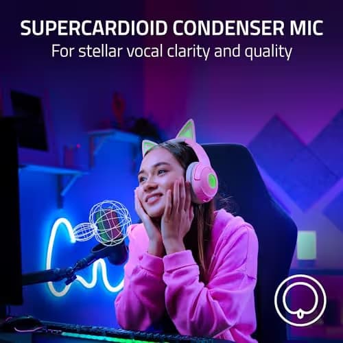 Razer Seiren V3 Chroma RGB USB Microphone - Black image
