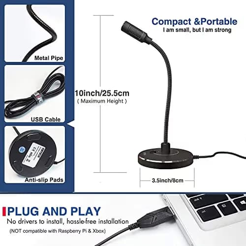 CMTECK USB Computer Microphone G009 image