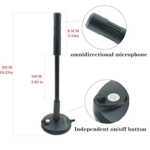 LANDIBO 3.5mm Gooseneck Microphone image