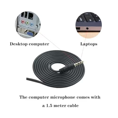 LANDIBO 3.5mm Gooseneck Microphone image